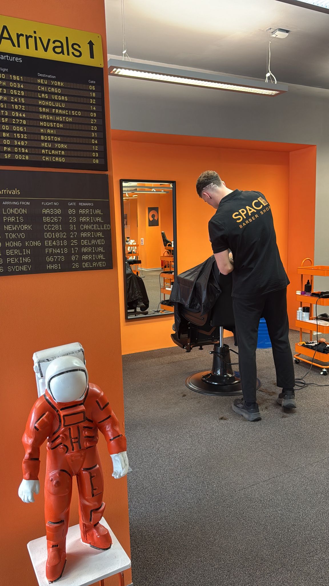 Interiér Space Barber Nové Mesto nad Váhom